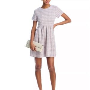 Aqua Bloomingdale’s Exclusive Chic Tweed “Rainbow” Dress